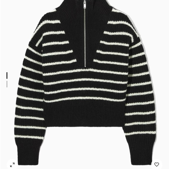 COS funnel neck wool jumper size S - Picture 2 of 2